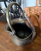 Brass Coal Bucket
