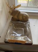 Vintage Elk Ashtray