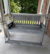Wooden Porch Swing
