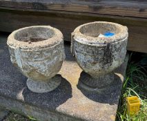2 Concrete Planters