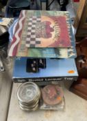 Assortment of Serving Platters, Coasters, and Cutting Boards