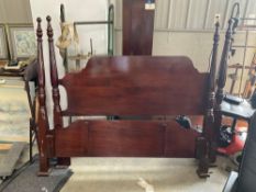 5 Piece Dark Wood Classic Bedroom Suite