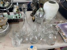 Group of Clear Glassware