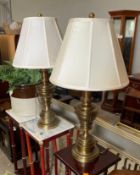 Pair of Stiffel Brass Table Lamps