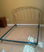 Brass Headboard and Bed Frame