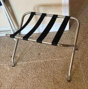 Luggage Stand with 2 Fold-Out Chairs