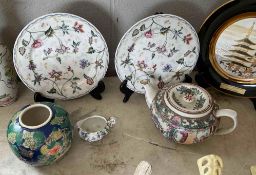 Group of Decorative Plates and Decor