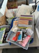Assortment of Crafting Supplies