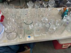 Lot of Clear Glassware