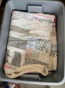 Tote with Quilts and Blanket