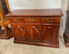 Traditional Breakfront Sideboard with Panel Doors