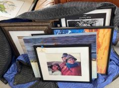 Group of Frames and Prints