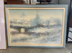 Large Signed Framed Painting