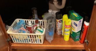 Under Sink Cleaning Products
