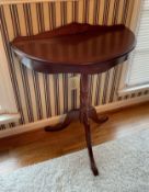 Vintage Federal Style Half-Round Top Console Table