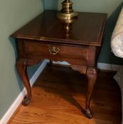 Pair of Queen Anne Style End Tables