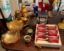 Vintage Gold and Silver Plated Serving Pieces