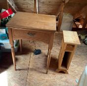 Sears Kenmore Sewing Machine in Stand with End Table