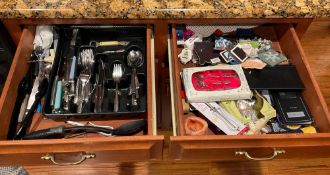 Kitchen Utensil Drawers and Hamilton Forge Knife Block