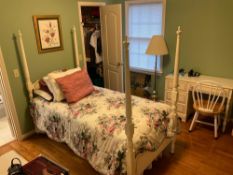 4 Piece Bedroom Suite with Mattress, Boxspring and Bedding