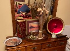 Decorative Items with Brass Teapot and Cups