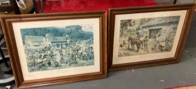 2 Framed Historical Prints