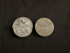 2 Vintage Belt Buckles
