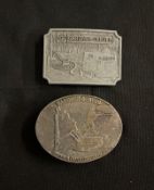 2 Vintage Gardner-Denver Belt Buckles