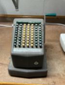 Vintage Todd Protectograph Check Writer Machine