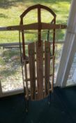 Antique Gladding Champion Wooden Snow Sled