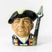 Guardsman of Williamsburg D6575 Small Doulton Character Jug