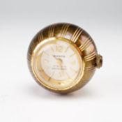 Anker 17 Rubis Gold-Tone Metal Ball Pendant Watch