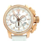 METAL.CH Chronometrie Integra 10 Gold-Tone Chronograph Watch