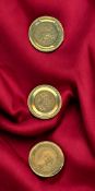 A SMALL CARD OF DIVISION ONE GILT BUTTONS