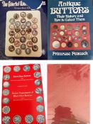 A GROUP OF BOOKS ON BUTTONS