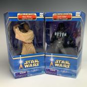 A Pair of Hasbro Star Wars Character Collectible Action Figures