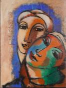 Tristan Ra (Contemporary), Les Amoureux, (Signed)