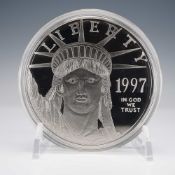 1997 American Platinum Eagle 4 Troy Ounce Round