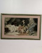 After Francesco Vinea Un Reve d'Amor (A Dream of Love) Lithograph 1895