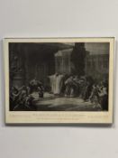 After Christian Schussele, Engraved by John Sartain (American, 1808-1897), The Iron Worker and King