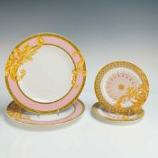 4pc Rosenthal Versace Porcelain Plate Set, Les Reves Byzantins