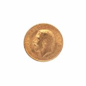 1913 UK 1 Sovereign King George V Gold Coin