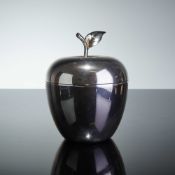 Tiffany & Co. Sterling Silver Apple-Form Trinket Box