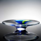 Kosta Boda Goran Warff Bullicante Art Glass Bowl