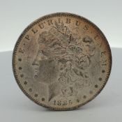 1885-O US Morgan Silver Dollar Coin Circulated