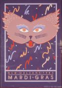 Stephen St. Germain 1983 New Orleans Mardi Gras Limited Edition Poster