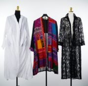Three Lightweight Bohemian Style Dusters including Zara and Made in Italy Linen