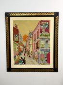 Sheila Amley, After Francois Fanch Ledan (French, b. 1949), 'Un Artiste a Montmartre' (Signed)