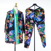 Johnny Was Friendship Anastasia Kimono and Aruba Genvieve Jogger Two Piece Ensemble
