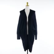 Mer-Sea and Co. Chel Black Asymmetrical Duster Cardigan